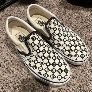 Vans customized with Lv